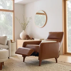 Auburn Leather Recliner
