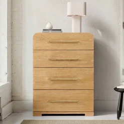 Ava Cerused 4-Drawer Dresser (35")