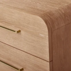 Ava Cerused 4-Drawer Dresser (35")