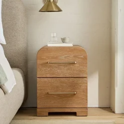 Ava Cerused Mini Nightstand (16")
