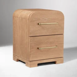 Ava Cerused Mini Nightstand (16")