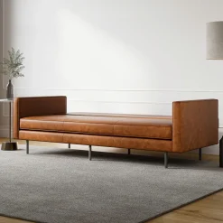 Axel Full Leather Futon (82.5")