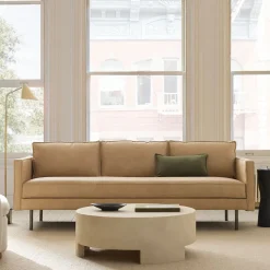 Axel Leather Sofa (76"–89")