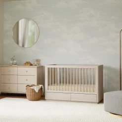 Babyletto Bento 3-in-1 Convertible Storage Crib w/ Toddler Bed Conversion Kit