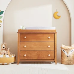Babyletto Sprout 3-Drawer Narrow Dresser with Removable Topper (42")