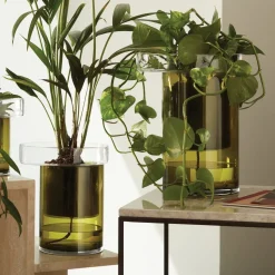 Balcony Glass Self-Watering Planter