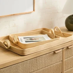 Bamboo Woven Trays