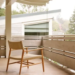 Baycrest Outdoor Teak Lounge Chair & Side Table (21") Set