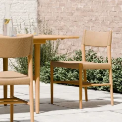 Baycrest Outdoor Teak Side Dining Chairs (Set of 2)