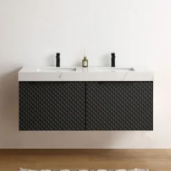 Baylor Floating Double Bathroom Vanity (48"–72")