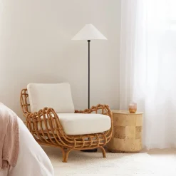 Beatrix Floor Lamp (61") - Linen Shade