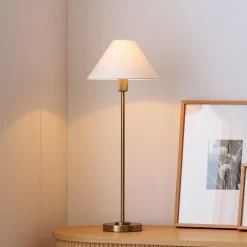 Beatrix Table Lamp (24") - Linen Shade
