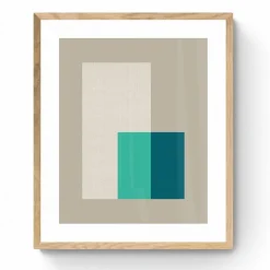 Bentuk I Framed Wall Art by Susana Paz