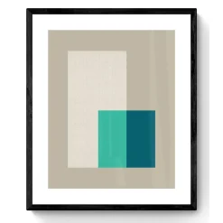 Bentuk I Framed Wall Art by Susana Paz