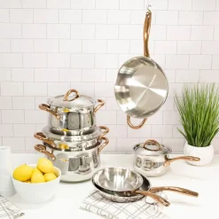 BergHOFF Ouro Gold 11-Piece Cookware Set