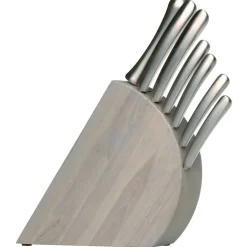 BergHOFF Stainless Steel Knife Set w/ Block (Set of 8)