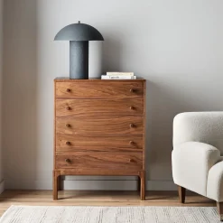 Berriman Walnut 5-Drawer Dresser (32")