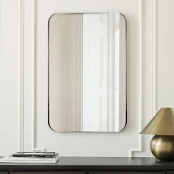 Beveled Edge Frameless Rectangle Wall Mirror