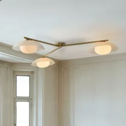 Bezel 3-Light Flush Mount (60")