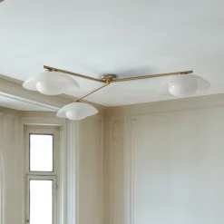Bezel 3-Light Flush Mount (60")