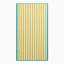 Biarritz Woven Stripe Beach Towel