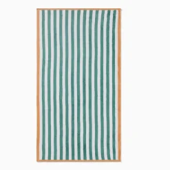 Biarritz Woven Stripe Beach Towel