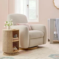 Billie Rattan Storage Side Table