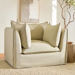 Bleecker Down-Filled Slipcover Chair