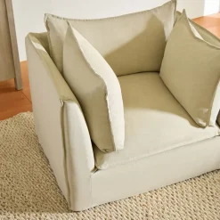 Bleecker Down-Filled Slipcover Chair
