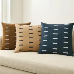 Blocked Taping Pillow Cover