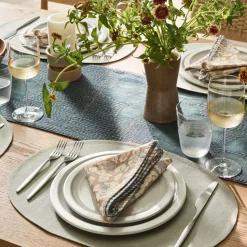 Block Print Palm Napkin Sets