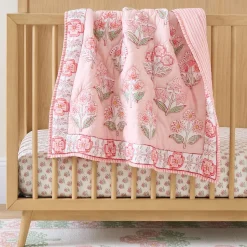 Blossom Reversible Baby Quilt