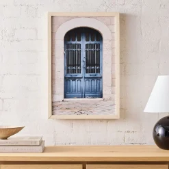 Blue Arch Doors Wall Art