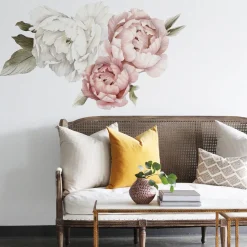 Blushing Peonies Wall Covering