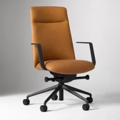 Bolton Leather High-Back Ergonomic Office Chair