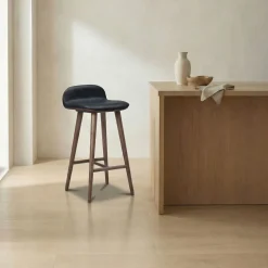 Boulder Leather Counter Stool