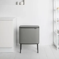 Brabantia Bo Touch Dual-Compartment Trash Can (3 & 6 Gallon)