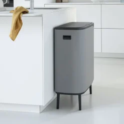 Brabantia Bo Touch Trash Can (Dual 8 Gallon)