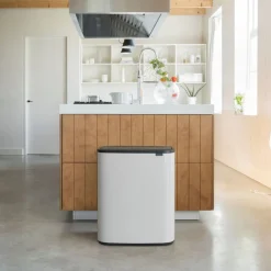 Brabantia Bo Touch Trash Can (Dual 8 Gallon)
