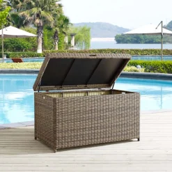 Bradenton Outdoor Wicker Storage Bin
