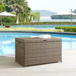 Bradenton Outdoor Wicker Storage Bin