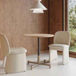 Branch Restaurant Dining Table - Wood - Round