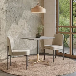 Branch Restaurant Rectangle Dining Table - Quartz
