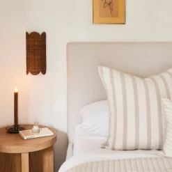 Brigitte Rattan Sconce (6")