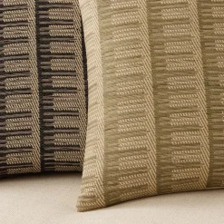 Broken Silk Wide Stripe Pillow Cover