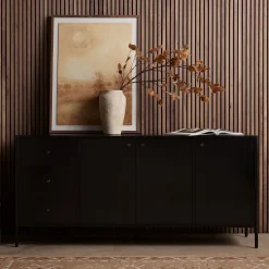 Bronzed Iron Buffet (74")