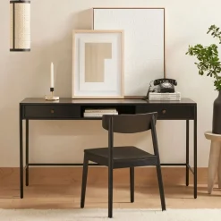 Bronzed Iron Desk (58")