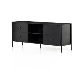 Bronzed Iron Media Console (70")