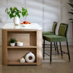 Brookhaven Marble Kitchen Island (62")