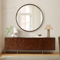 Broome Lacquer & Burl Media Console (72")